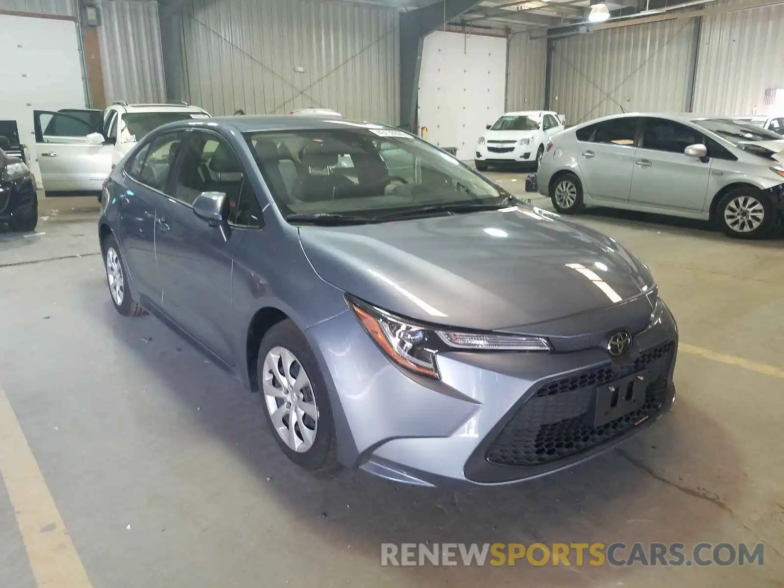 1 Photograph of a damaged car JTDEPRAE7LJ090522 TOYOTA COROLLA 2020