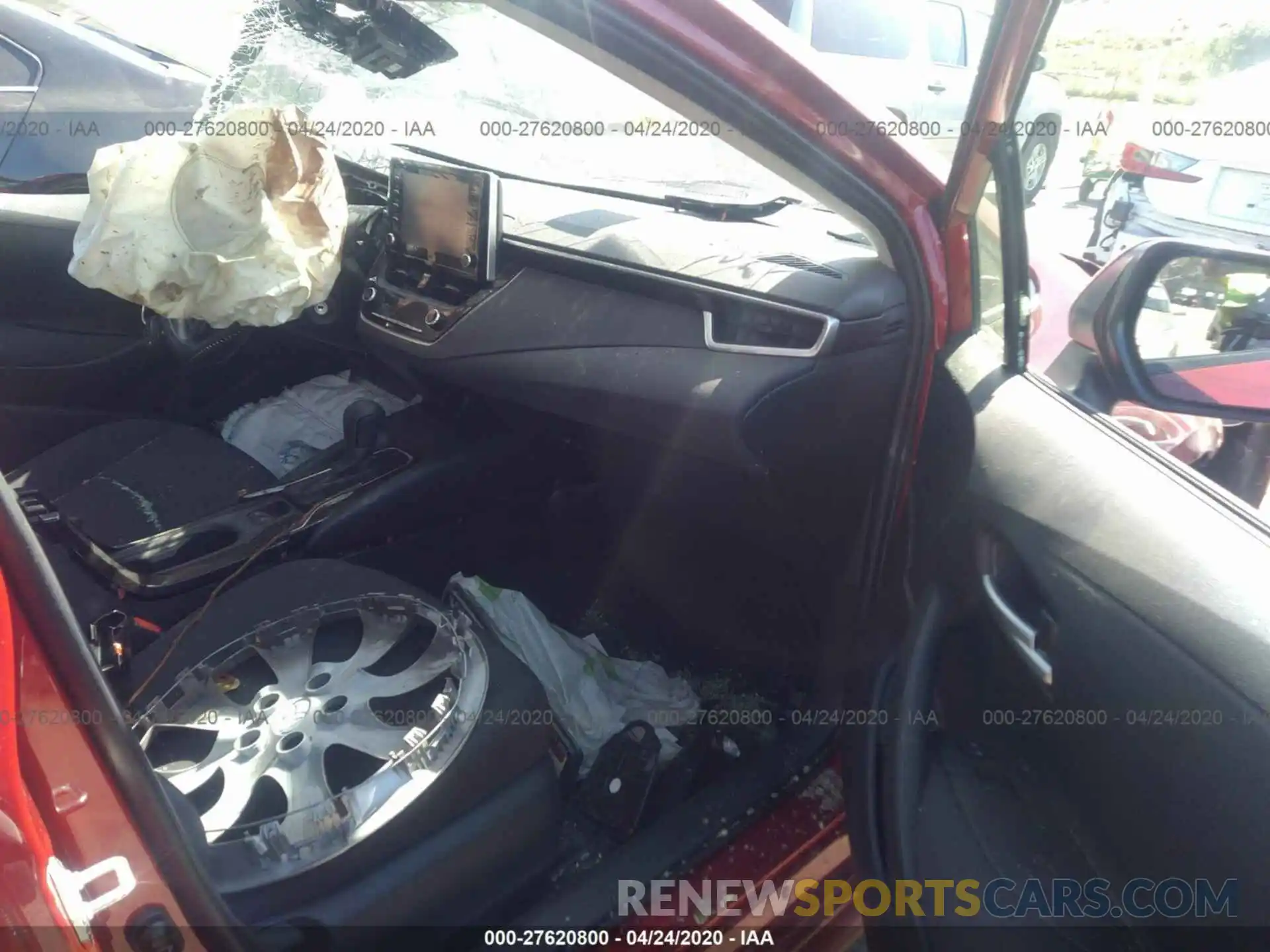 5 Photograph of a damaged car JTDEPRAE7LJ091475 TOYOTA COROLLA 2020