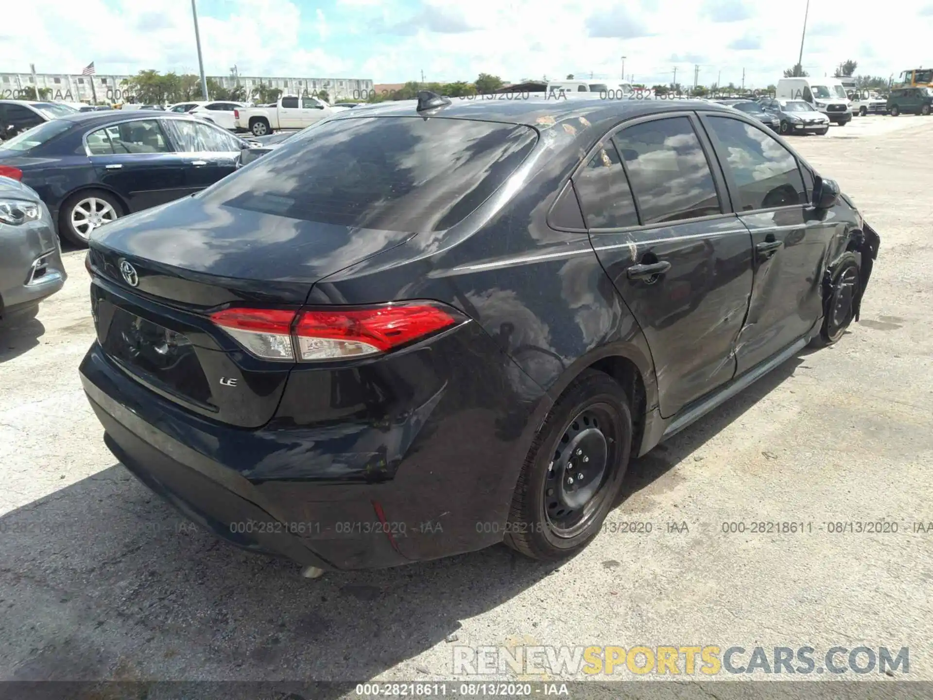 4 Photograph of a damaged car JTDEPRAE7LJ092089 TOYOTA COROLLA 2020