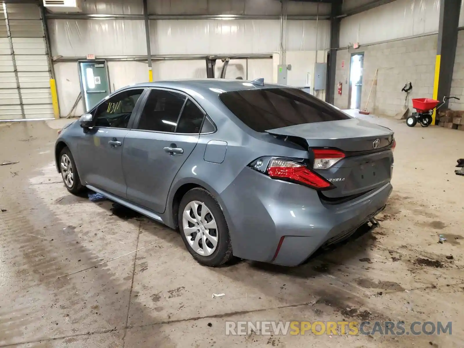 3 Photograph of a damaged car JTDEPRAE7LJ092352 TOYOTA COROLLA 2020