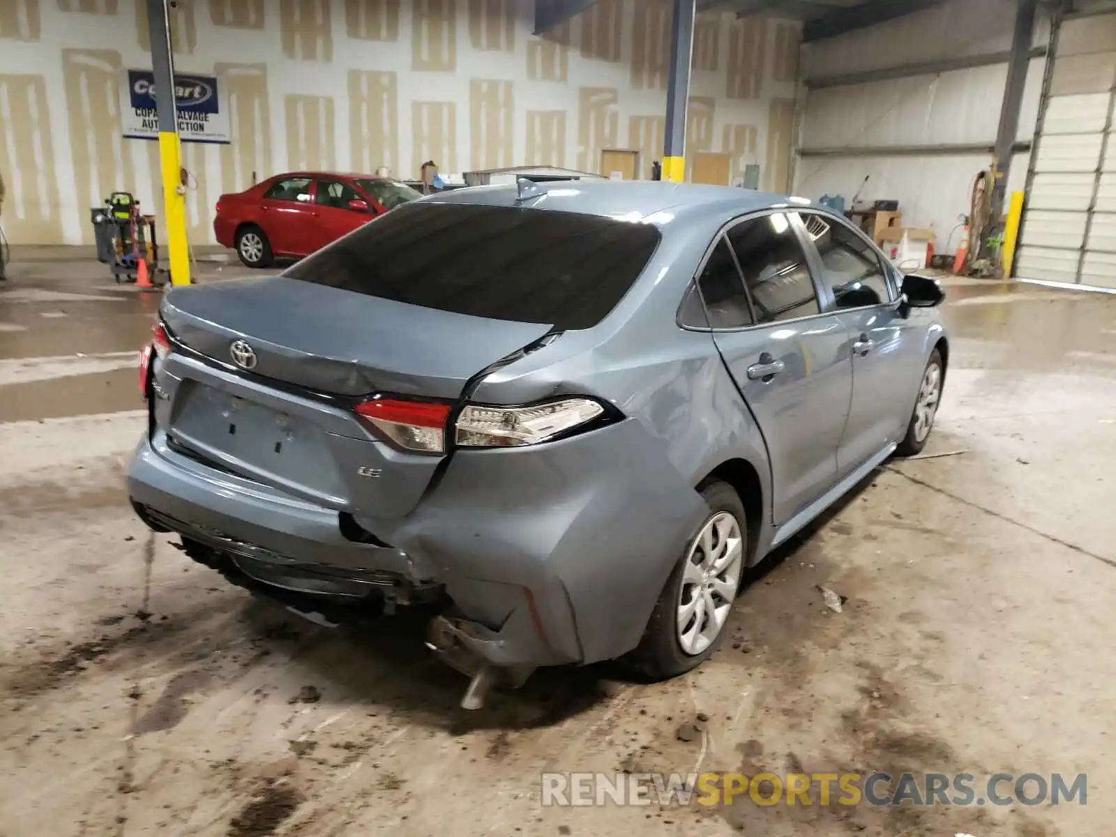 4 Photograph of a damaged car JTDEPRAE7LJ092352 TOYOTA COROLLA 2020