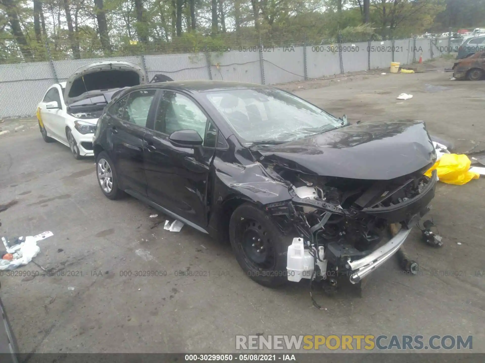 1 Photograph of a damaged car JTDEPRAE7LJ092383 TOYOTA COROLLA 2020