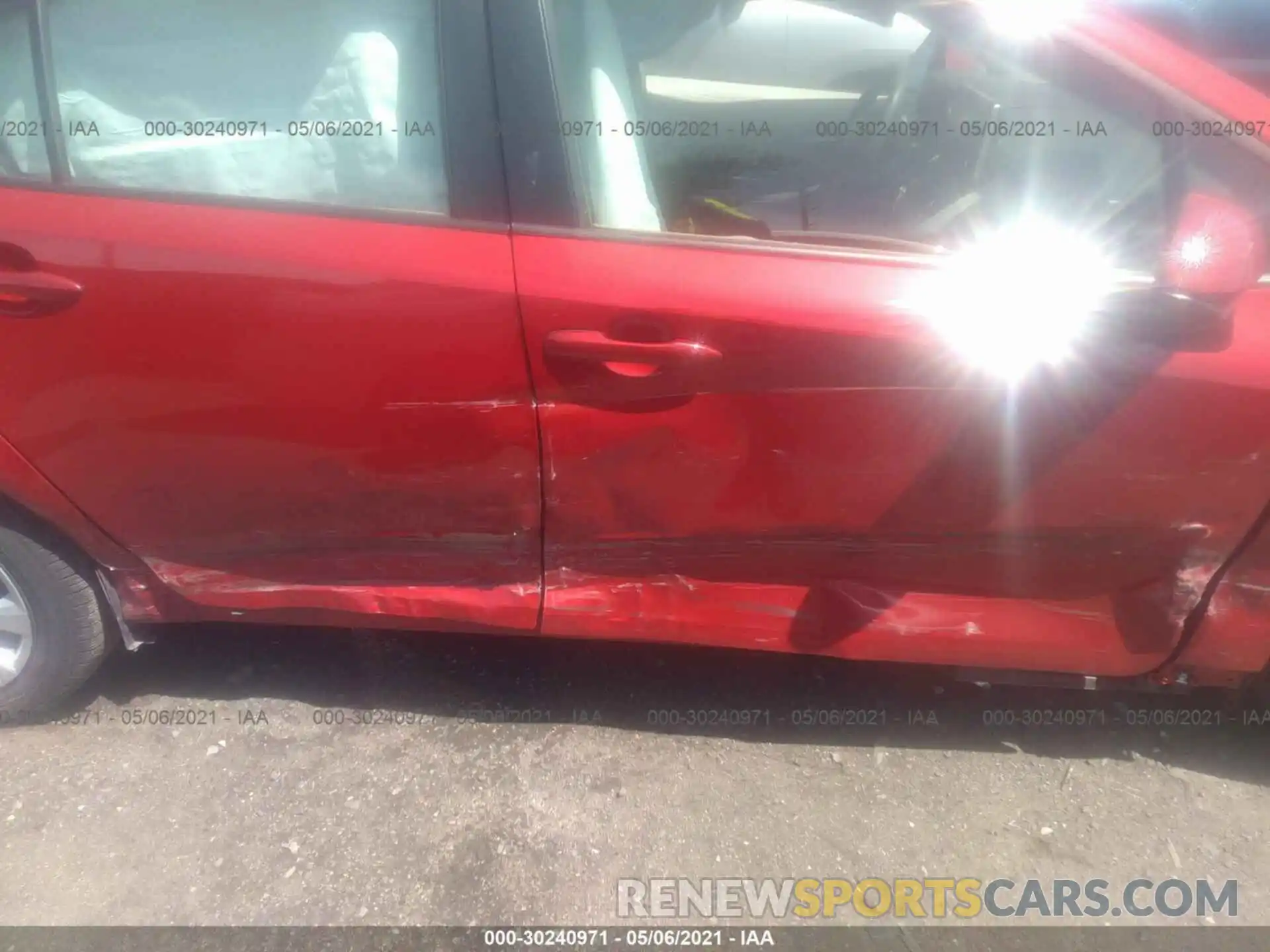 6 Photograph of a damaged car JTDEPRAE7LJ092755 TOYOTA COROLLA 2020