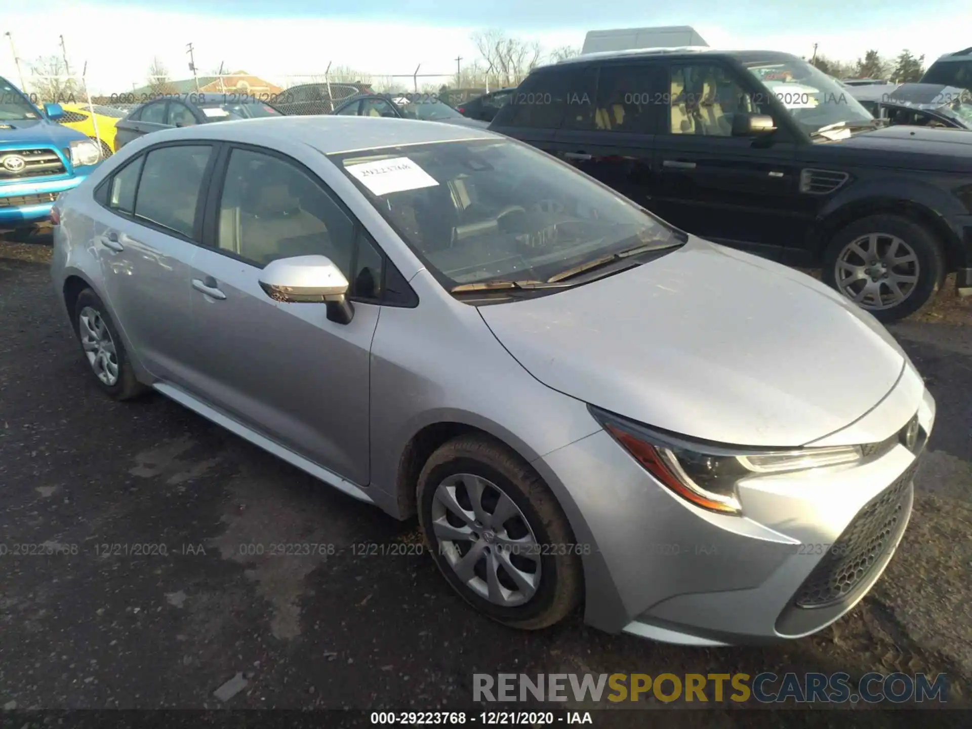 1 Photograph of a damaged car JTDEPRAE7LJ094750 TOYOTA COROLLA 2020