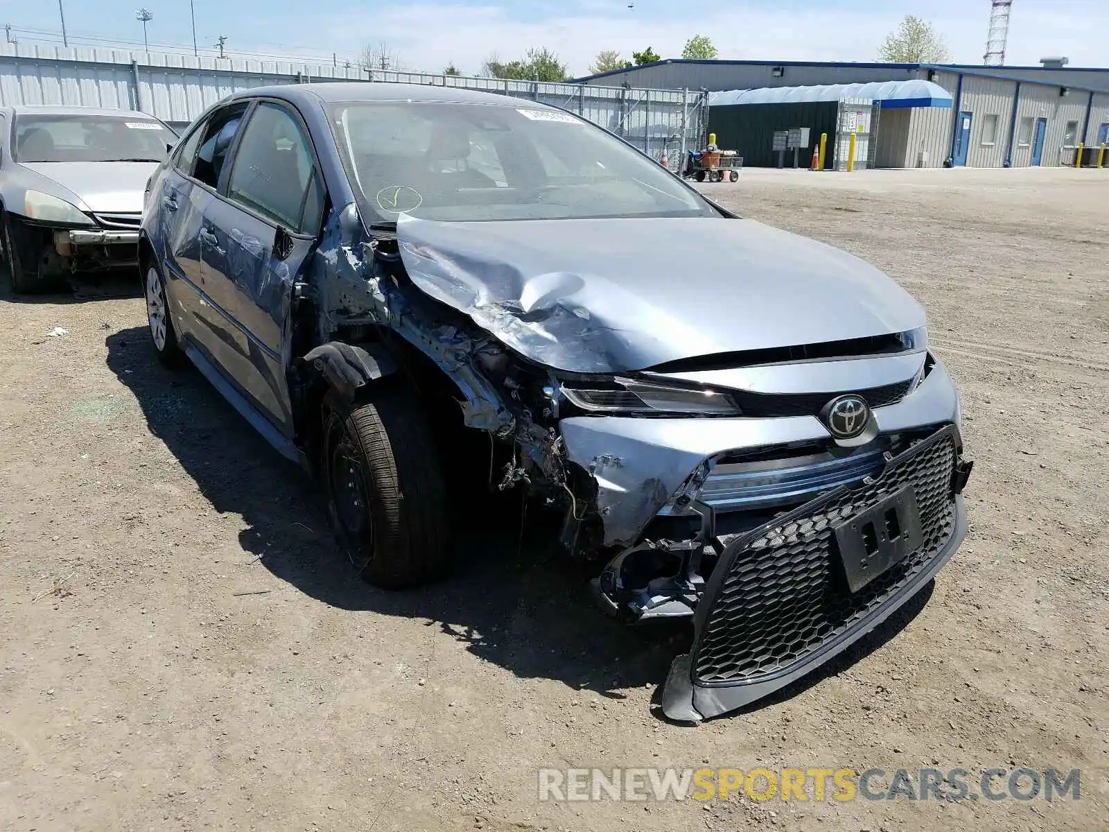 1 Photograph of a damaged car JTDEPRAE7LJ095042 TOYOTA COROLLA 2020