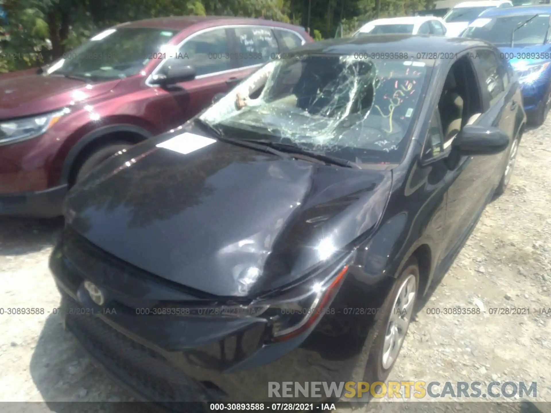 6 Photograph of a damaged car JTDEPRAE7LJ096076 TOYOTA COROLLA 2020