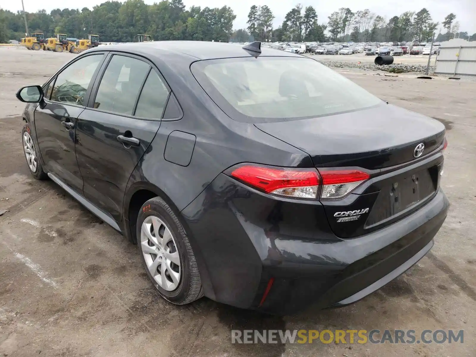 3 Photograph of a damaged car JTDEPRAE7LJ096109 TOYOTA COROLLA 2020