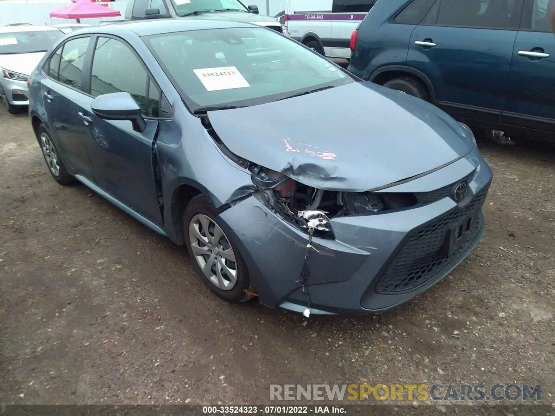 6 Photograph of a damaged car JTDEPRAE7LJ096238 TOYOTA COROLLA 2020