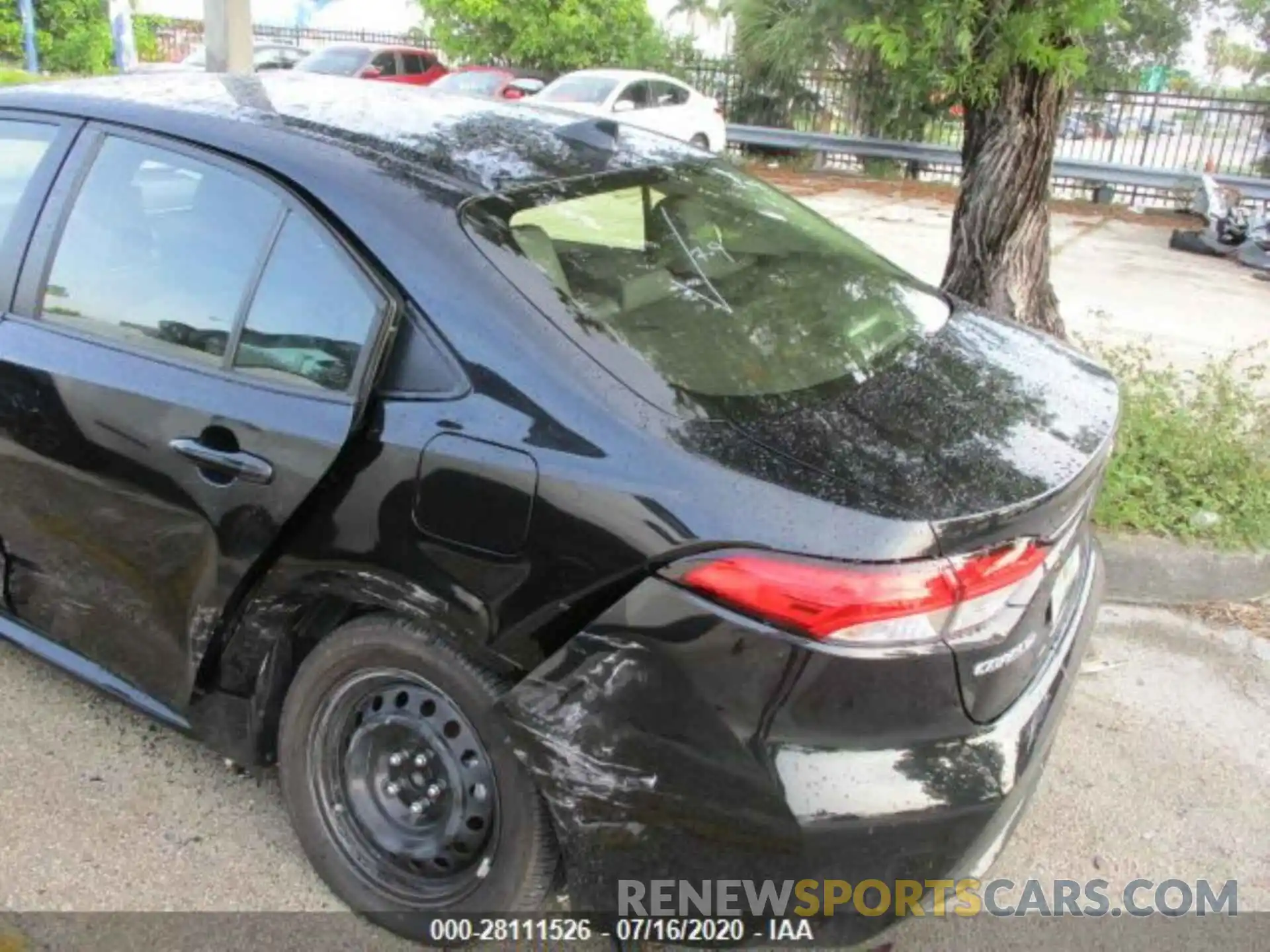 3 Photograph of a damaged car JTDEPRAE7LJ096501 TOYOTA COROLLA 2020