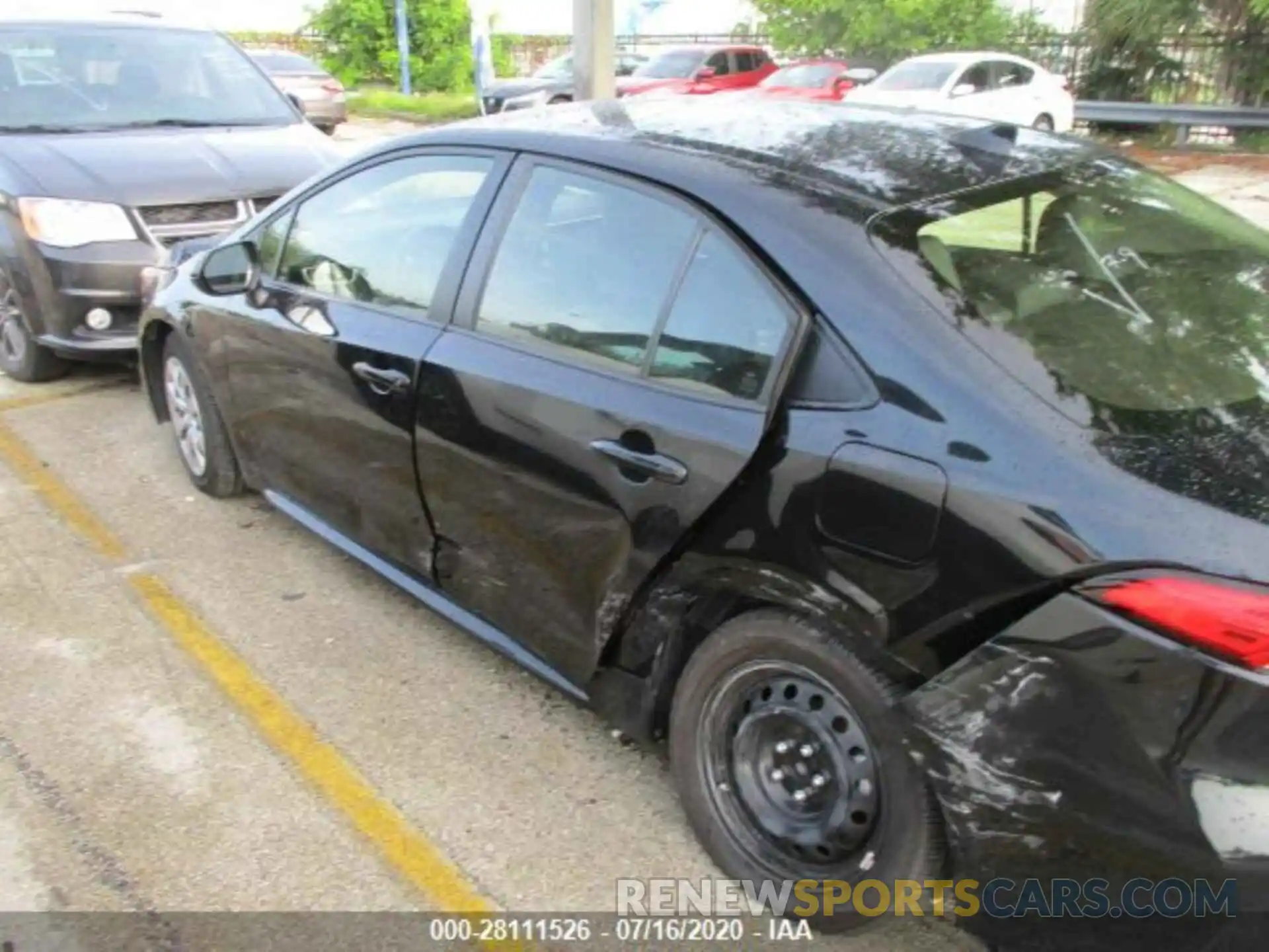 4 Photograph of a damaged car JTDEPRAE7LJ096501 TOYOTA COROLLA 2020