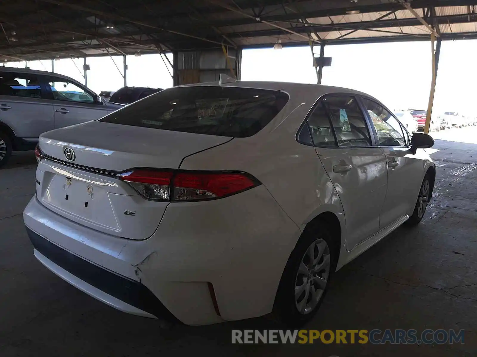 4 Photograph of a damaged car JTDEPRAE7LJ096725 TOYOTA COROLLA 2020