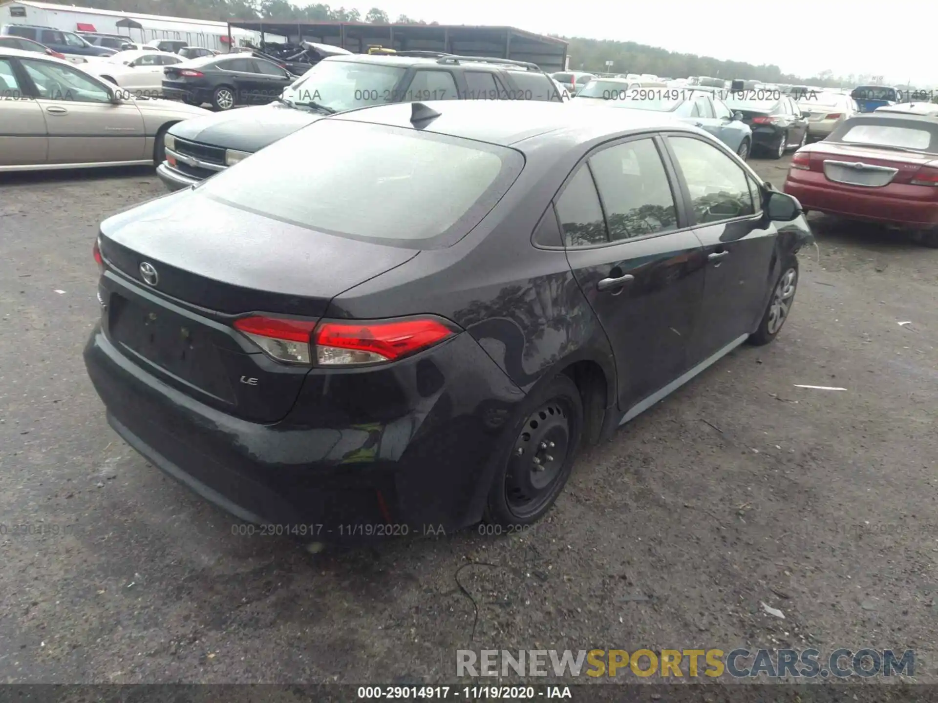 4 Photograph of a damaged car JTDEPRAE7LJ097017 TOYOTA COROLLA 2020