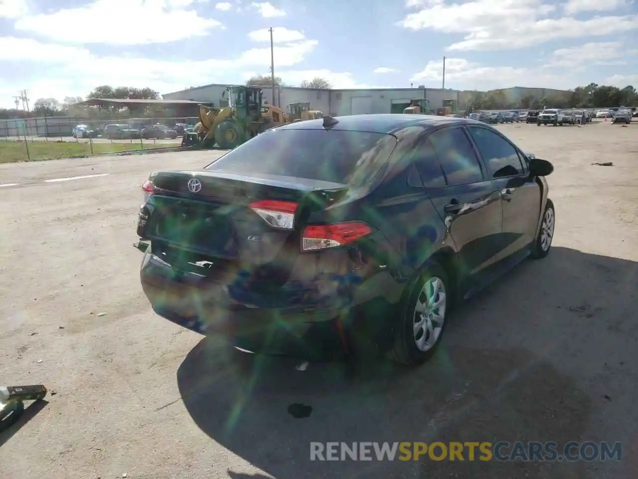 4 Photograph of a damaged car JTDEPRAE7LJ097051 TOYOTA COROLLA 2020