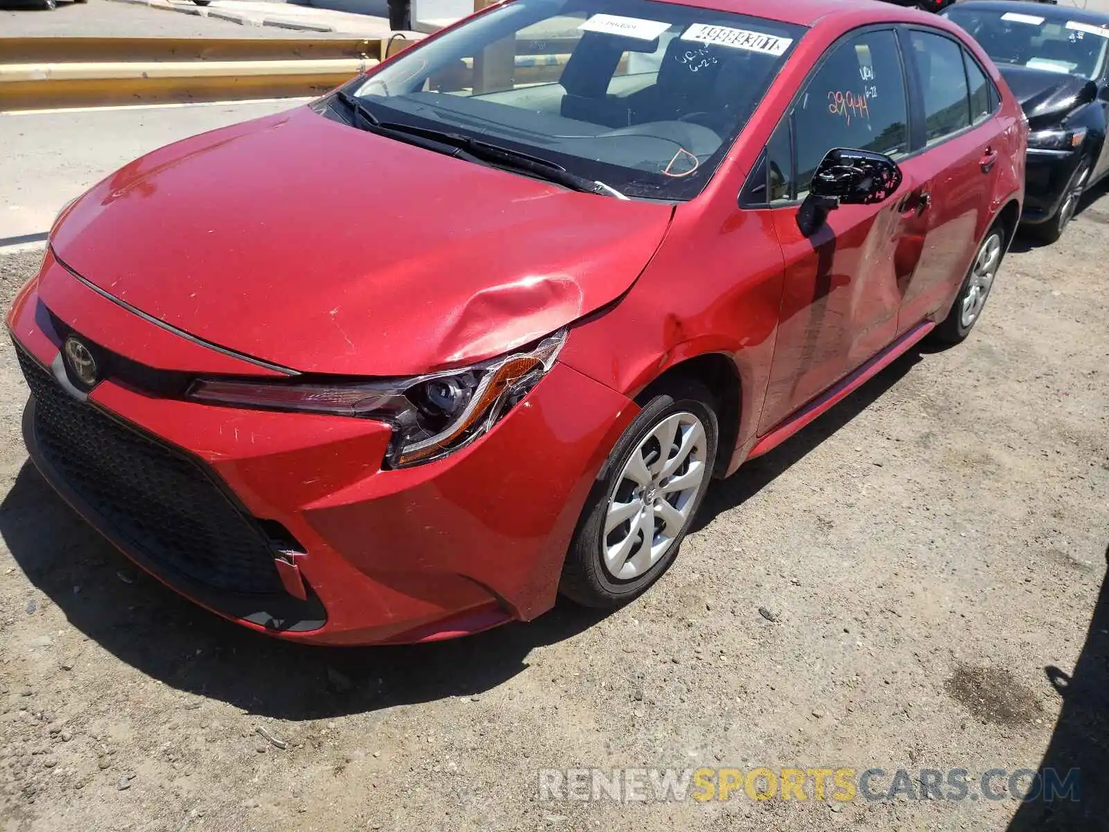 9 Photograph of a damaged car JTDEPRAE7LJ097065 TOYOTA COROLLA 2020