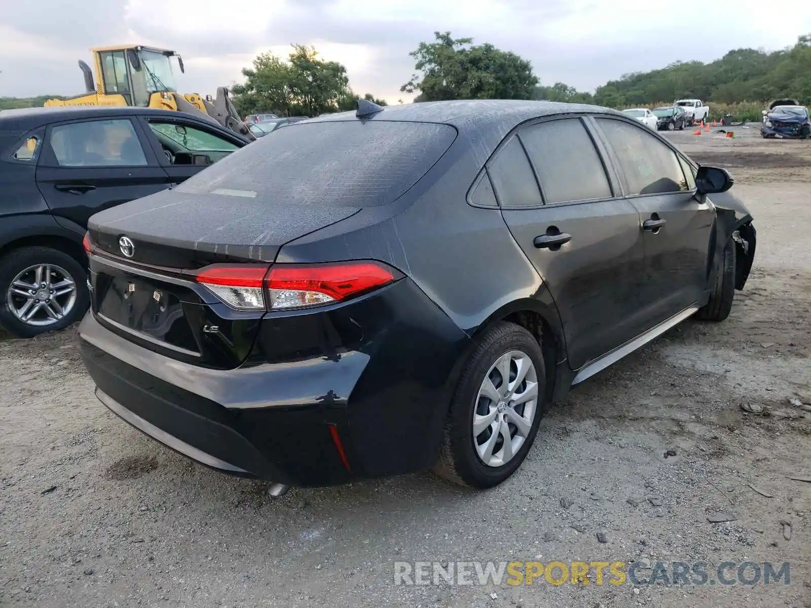 4 Photograph of a damaged car JTDEPRAE7LJ097633 TOYOTA COROLLA 2020