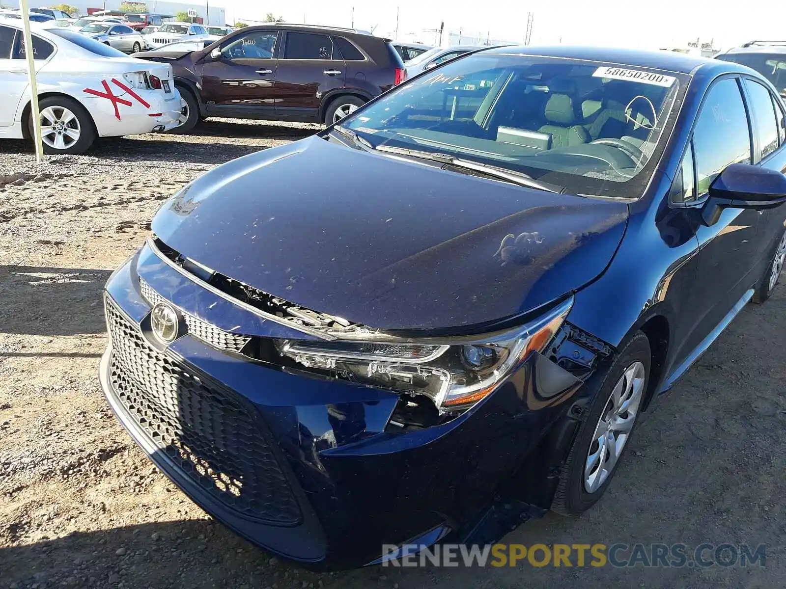 9 Photograph of a damaged car JTDEPRAE7LJ097728 TOYOTA COROLLA 2020