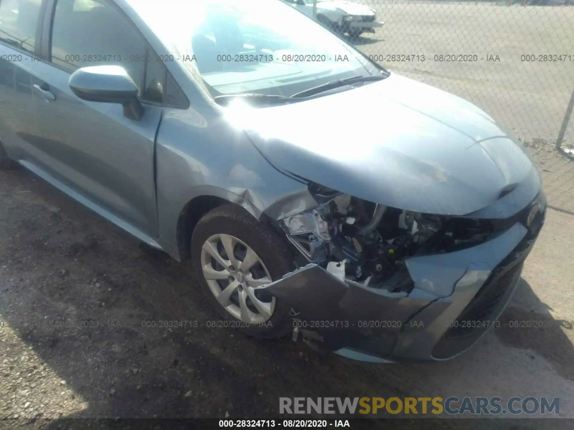 6 Photograph of a damaged car JTDEPRAE7LJ099740 TOYOTA COROLLA 2020