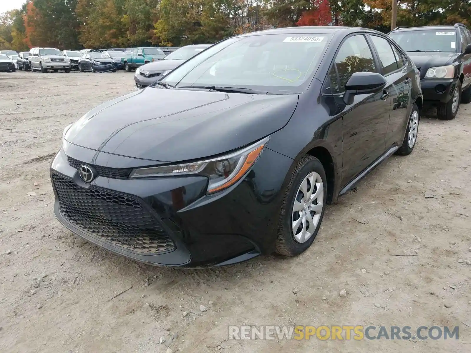 2 Photograph of a damaged car JTDEPRAE7LJ100143 TOYOTA COROLLA 2020