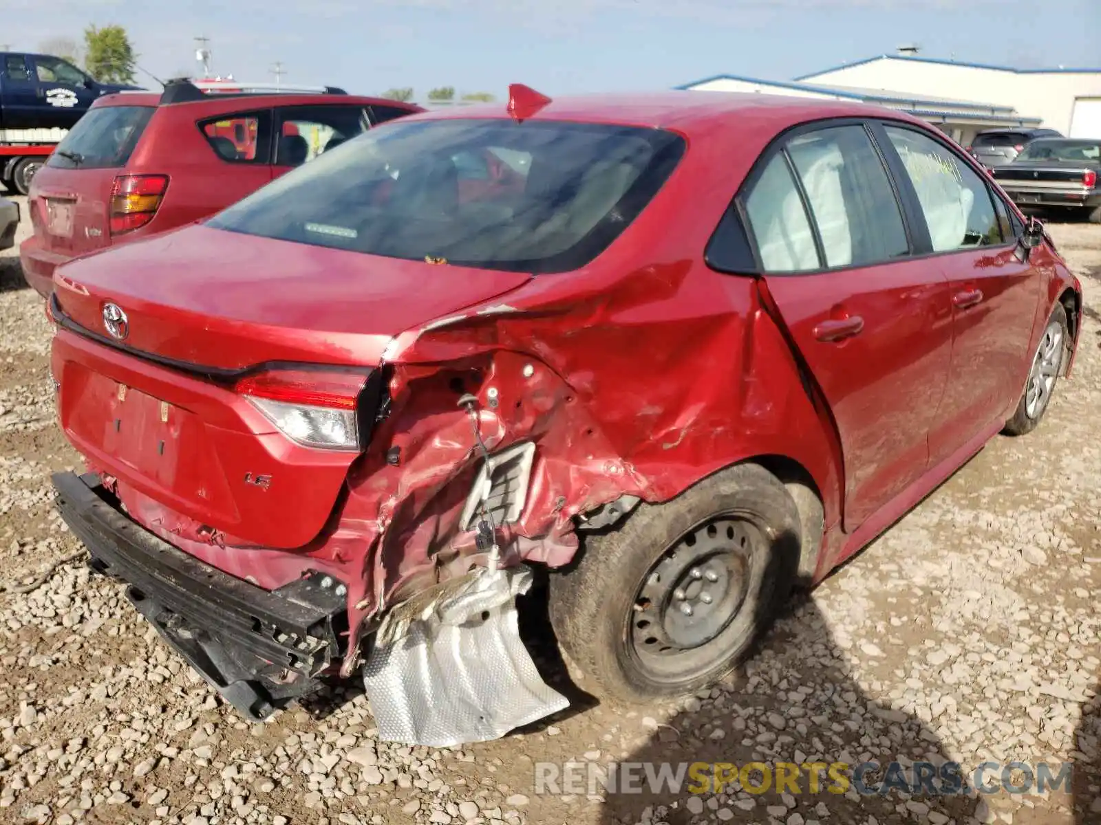 4 Photograph of a damaged car JTDEPRAE7LJ100322 TOYOTA COROLLA 2020