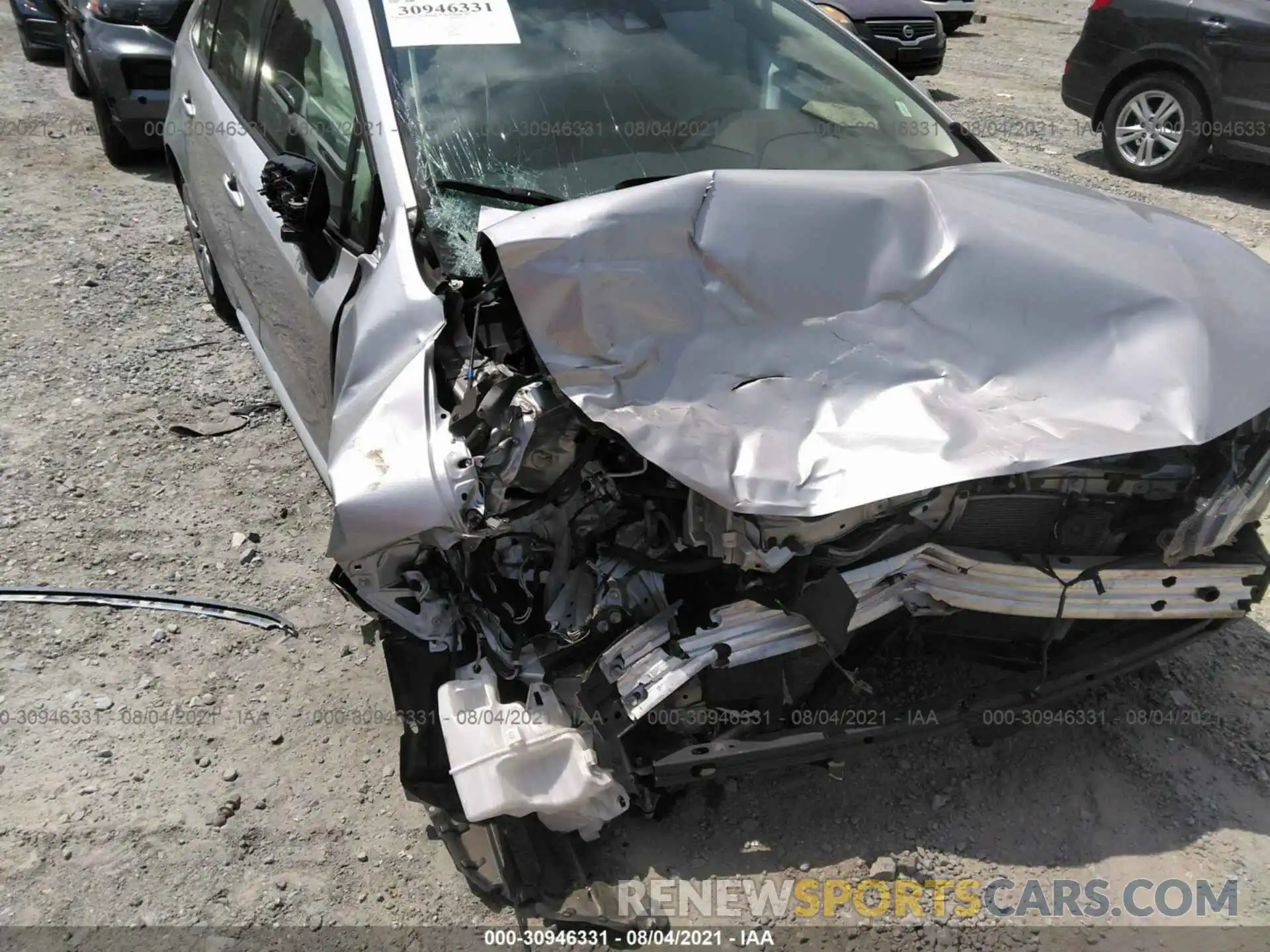 6 Photograph of a damaged car JTDEPRAE7LJ100594 TOYOTA COROLLA 2020