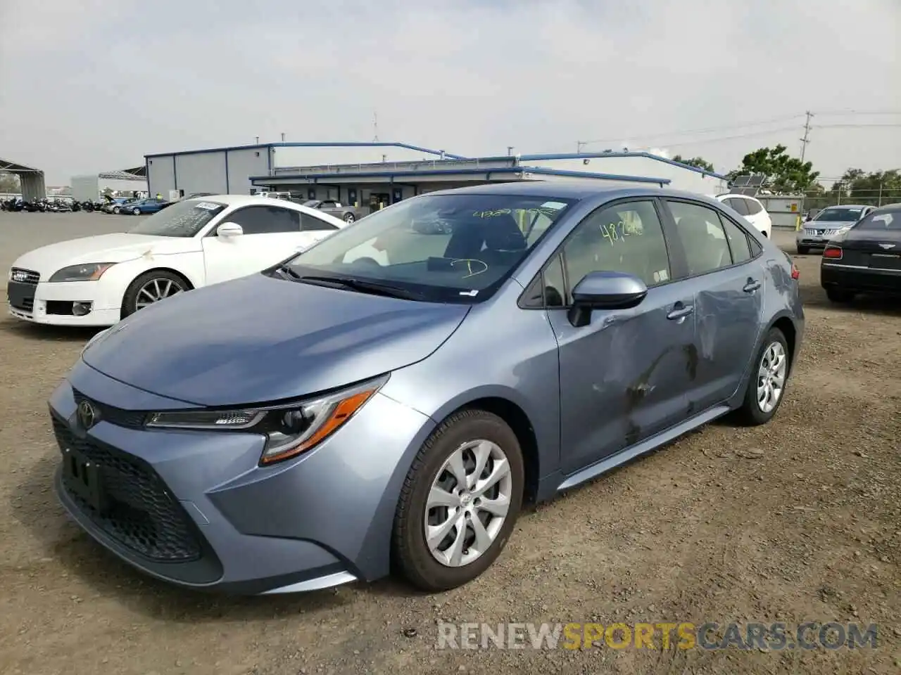 2 Photograph of a damaged car JTDEPRAE7LJ100806 TOYOTA COROLLA 2020