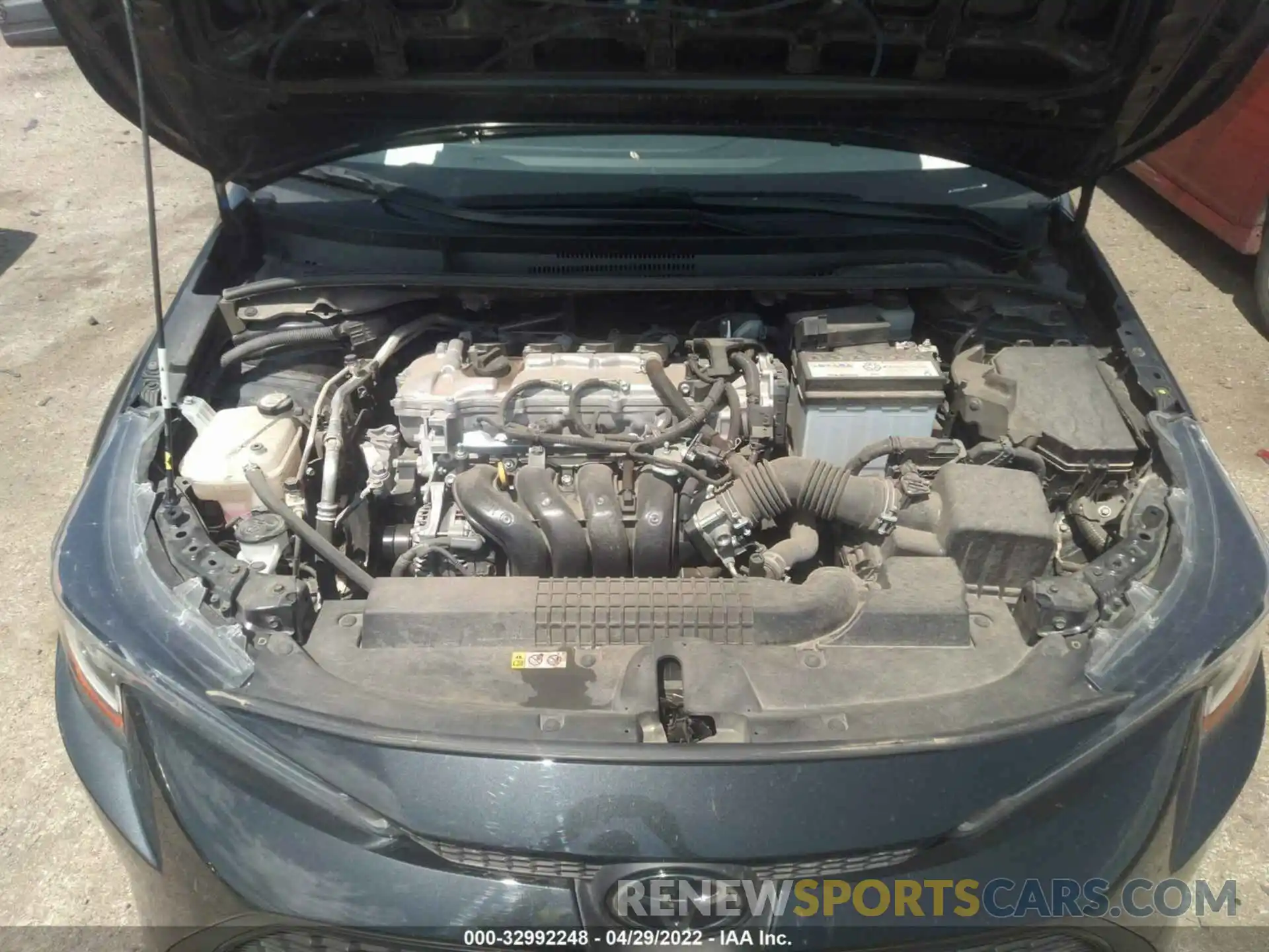 10 Photograph of a damaged car JTDEPRAE7LJ101146 TOYOTA COROLLA 2020