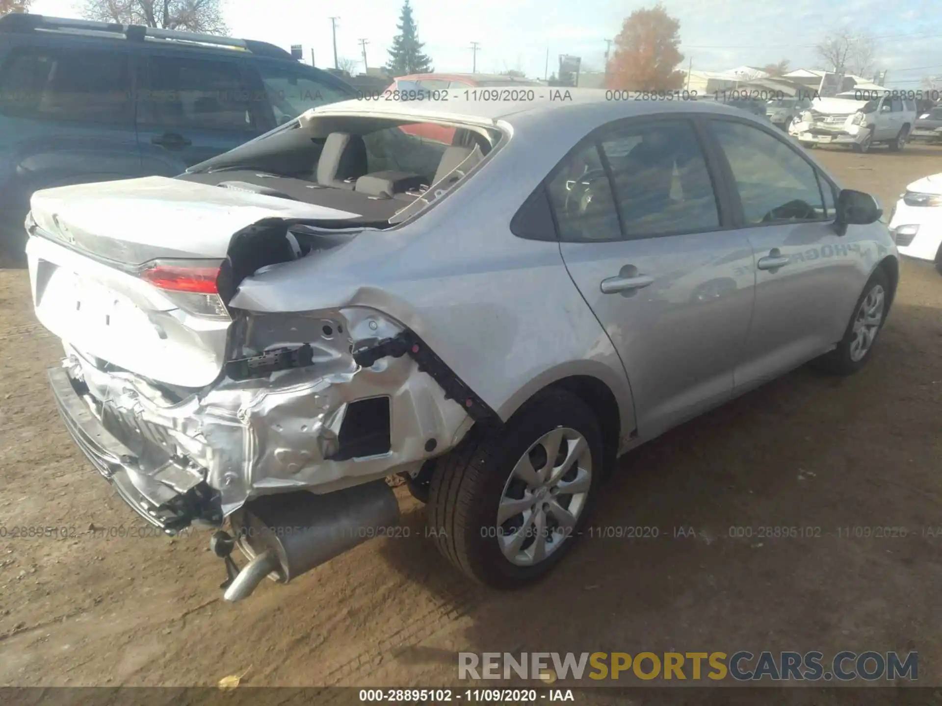 4 Photograph of a damaged car JTDEPRAE7LJ101650 TOYOTA COROLLA 2020