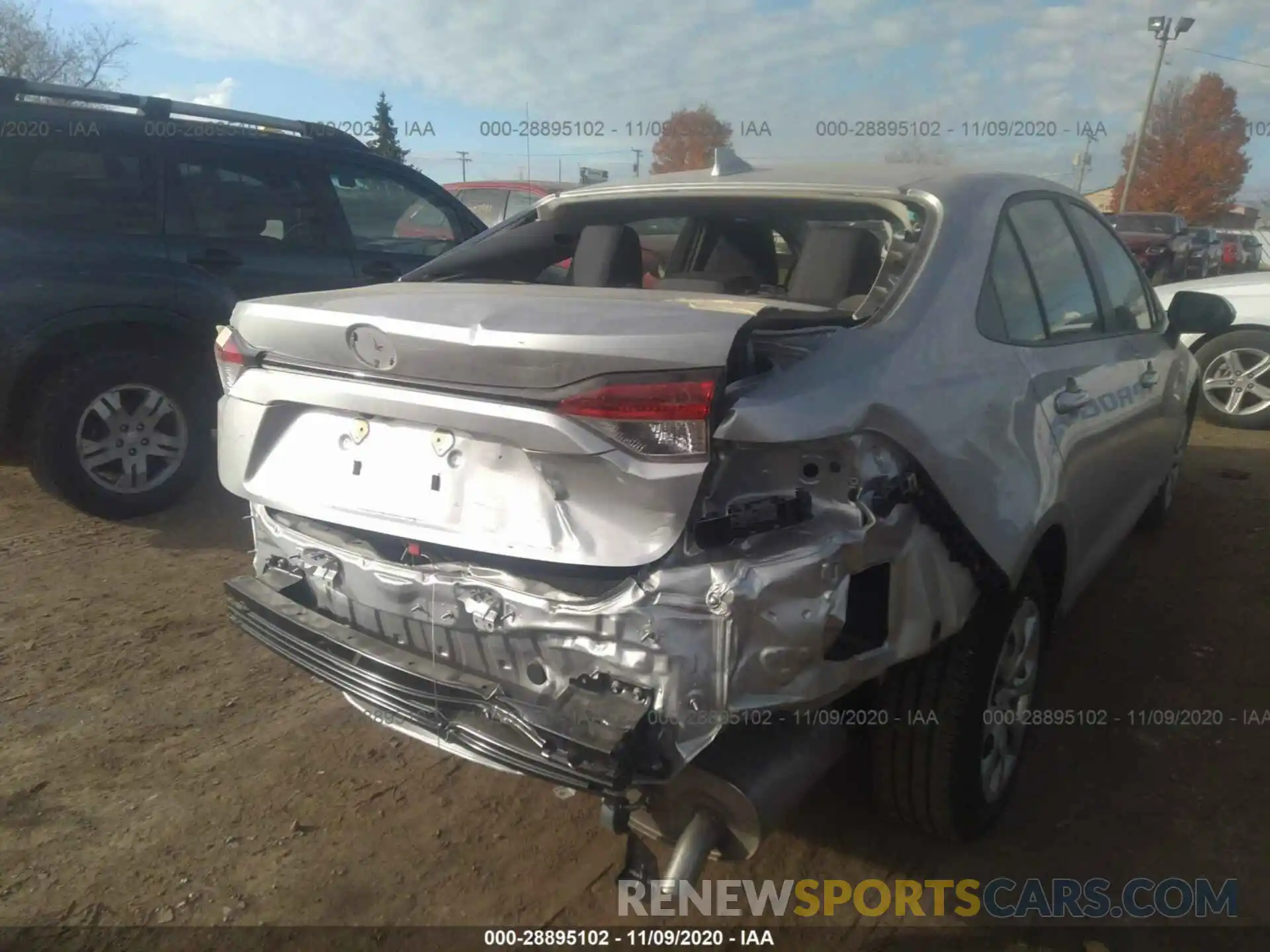 6 Фотография поврежденного автомобиля JTDEPRAE7LJ101650 TOYOTA COROLLA 2020