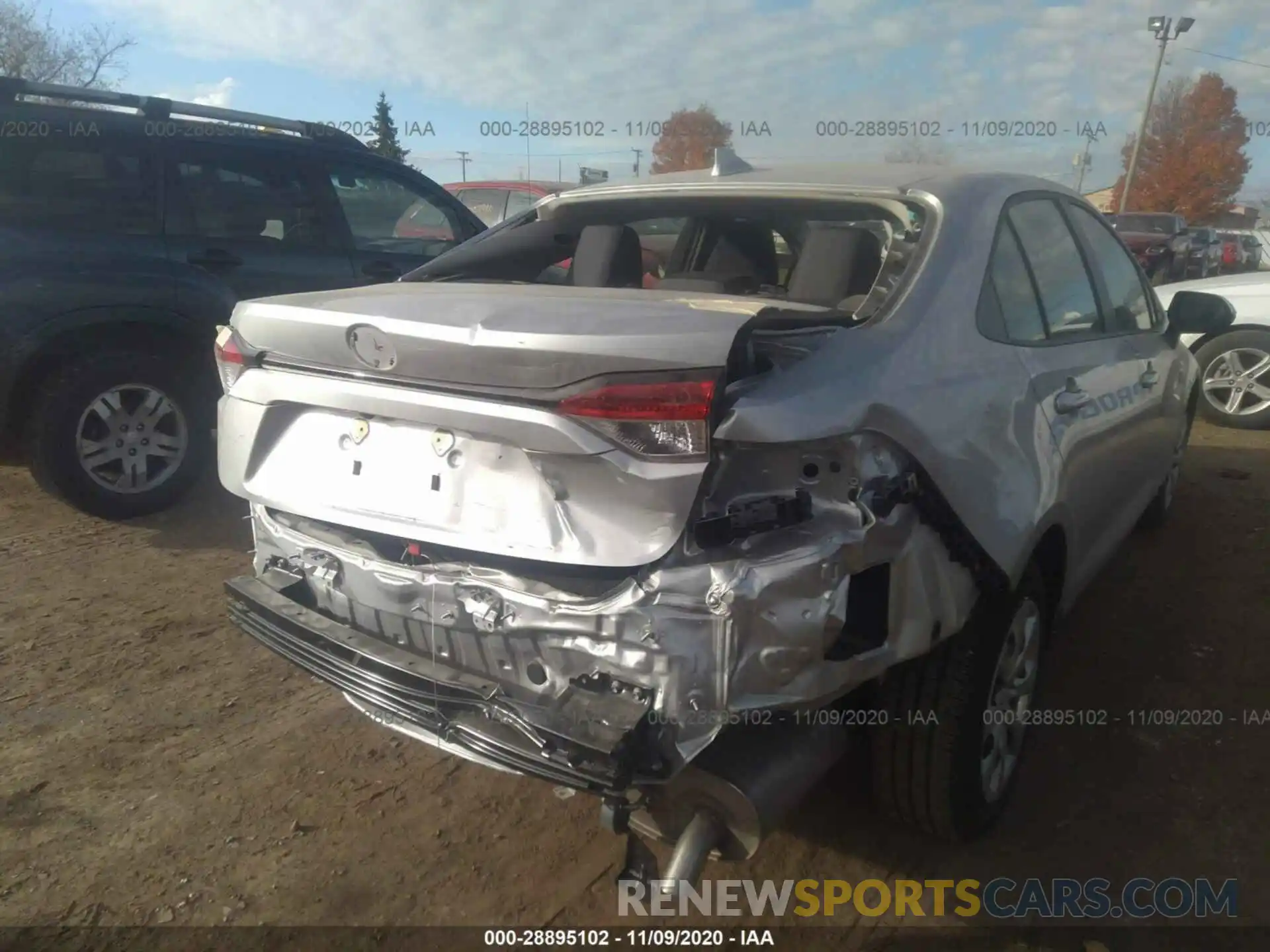 6 Photograph of a damaged car JTDEPRAE7LJ101650 TOYOTA COROLLA 2020