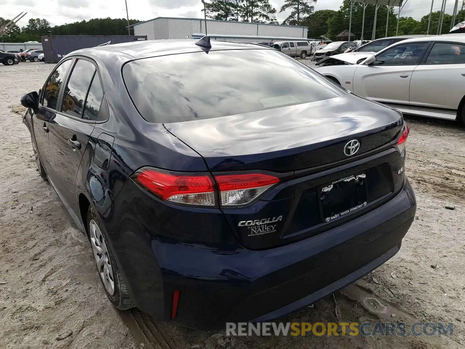 3 Photograph of a damaged car JTDEPRAE7LJ102121 TOYOTA COROLLA 2020