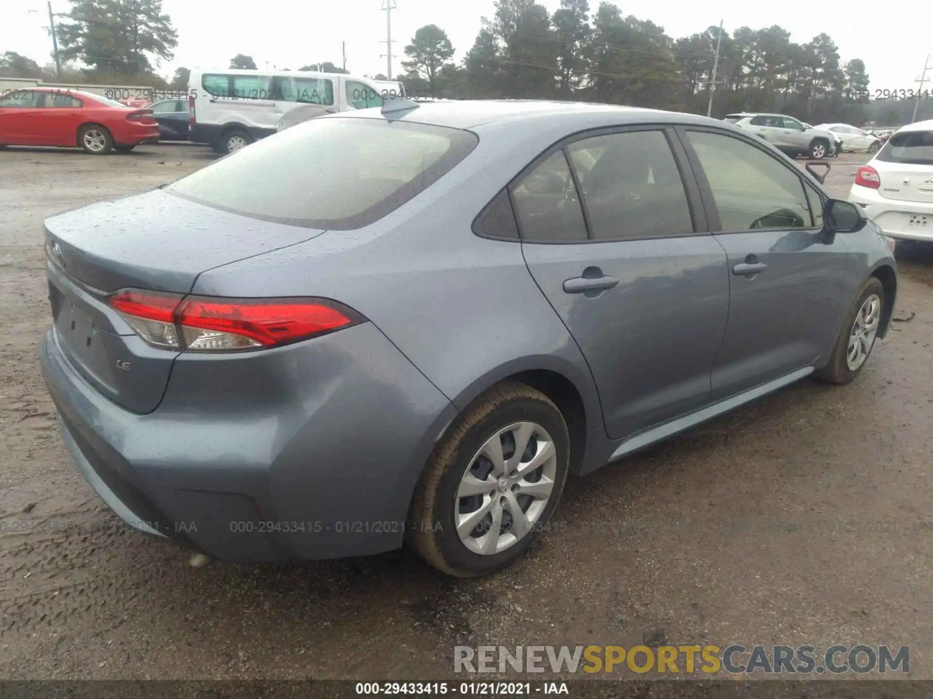 4 Photograph of a damaged car JTDEPRAE7LJ102216 TOYOTA COROLLA 2020