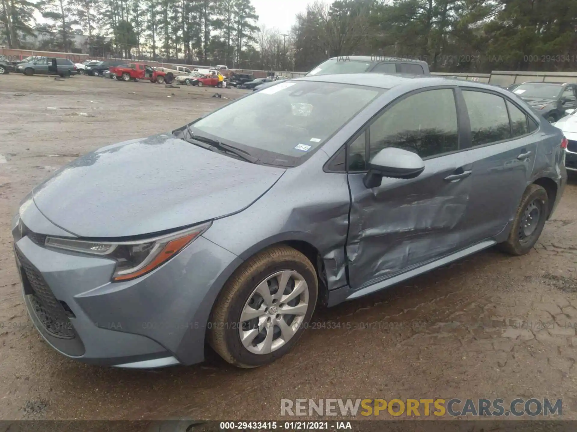 6 Photograph of a damaged car JTDEPRAE7LJ102216 TOYOTA COROLLA 2020