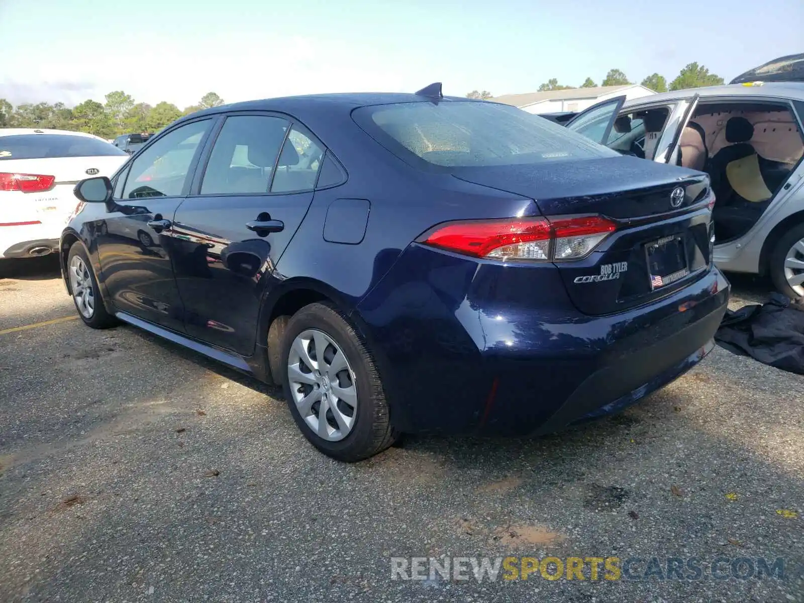 3 Photograph of a damaged car JTDEPRAE7LJ102524 TOYOTA COROLLA 2020