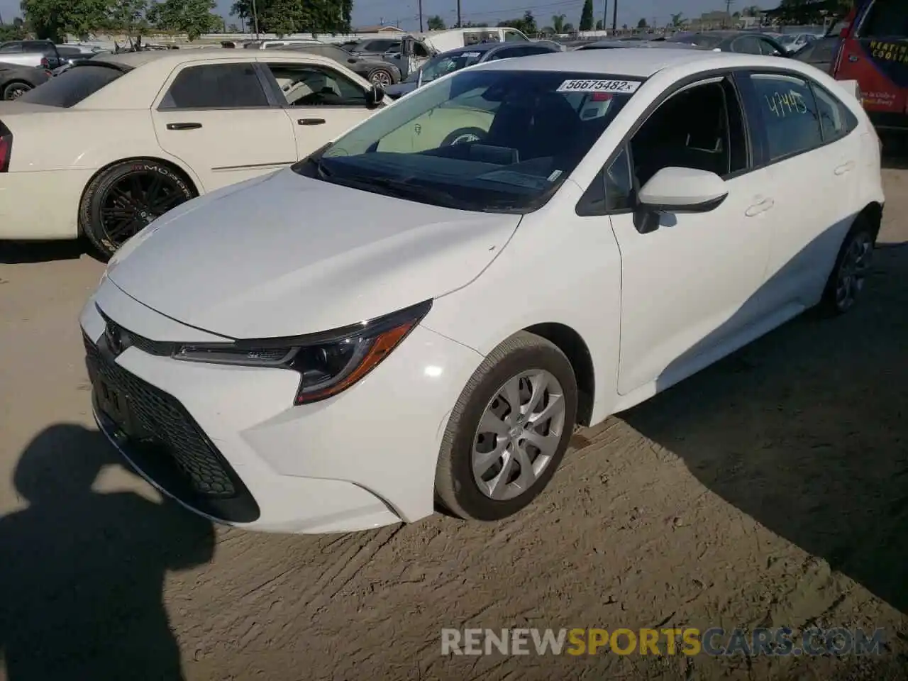 2 Photograph of a damaged car JTDEPRAE7LJ102569 TOYOTA COROLLA 2020