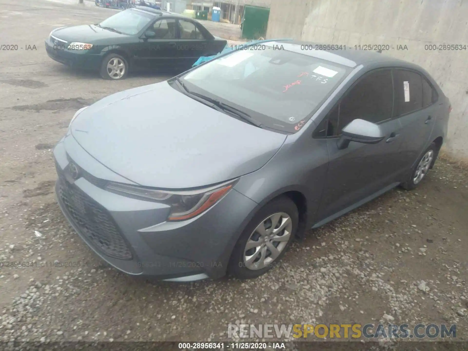 2 Photograph of a damaged car JTDEPRAE7LJ103317 TOYOTA COROLLA 2020