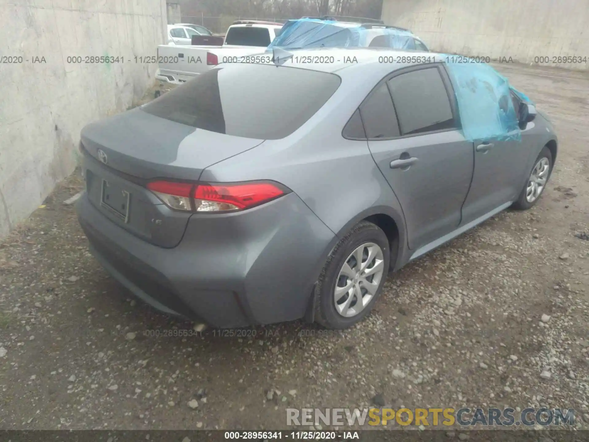 4 Photograph of a damaged car JTDEPRAE7LJ103317 TOYOTA COROLLA 2020