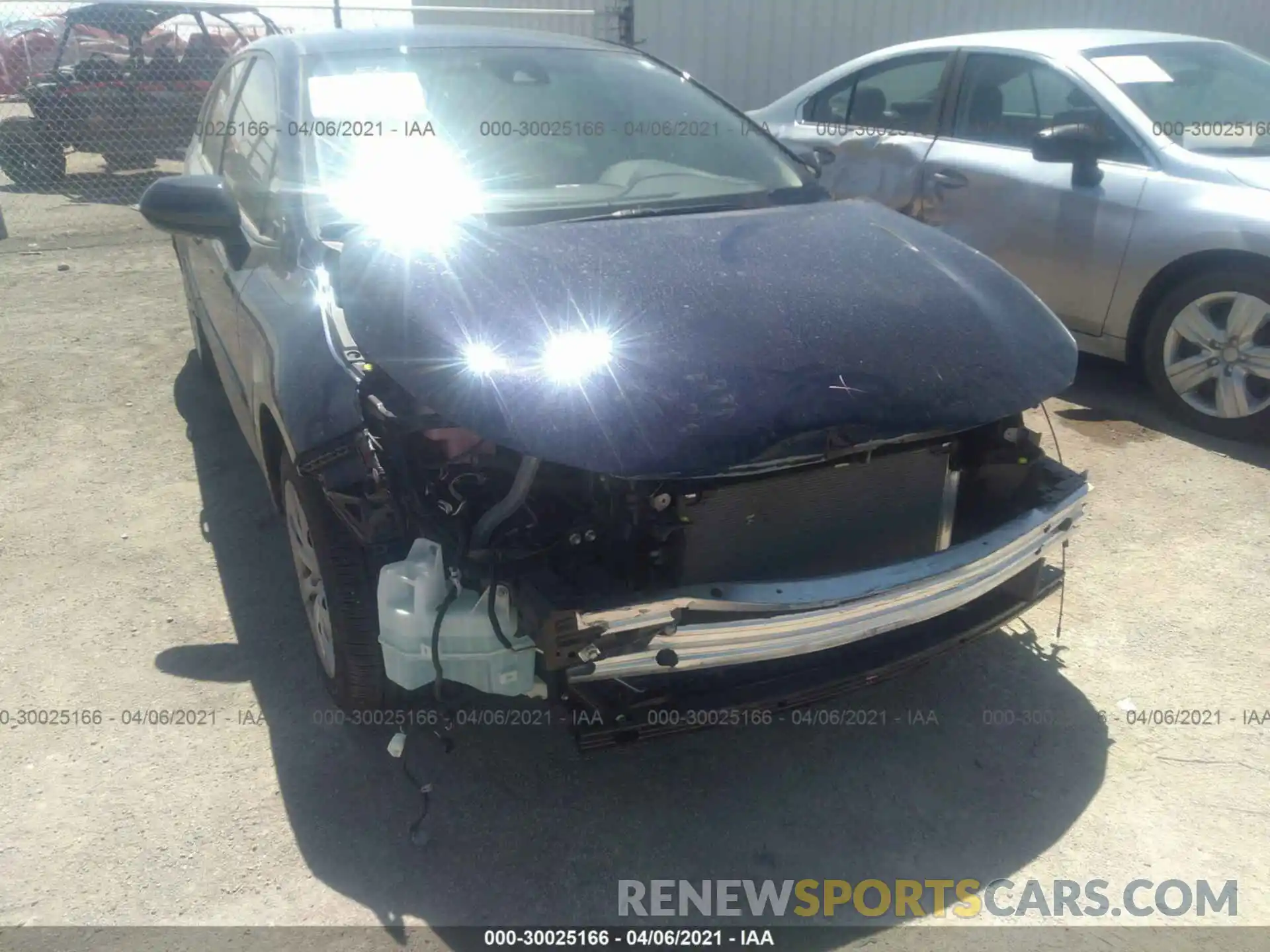 6 Photograph of a damaged car JTDEPRAE7LJ104287 TOYOTA COROLLA 2020