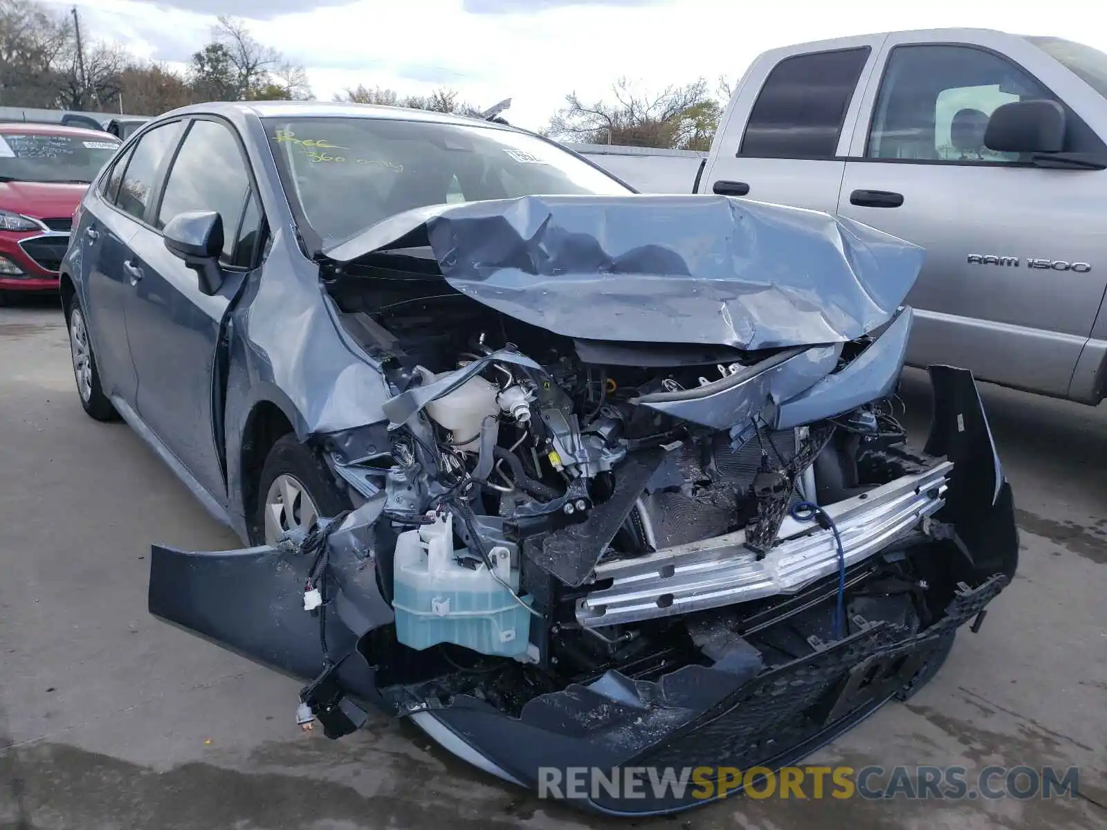 9 Photograph of a damaged car JTDEPRAE7LJ104631 TOYOTA COROLLA 2020