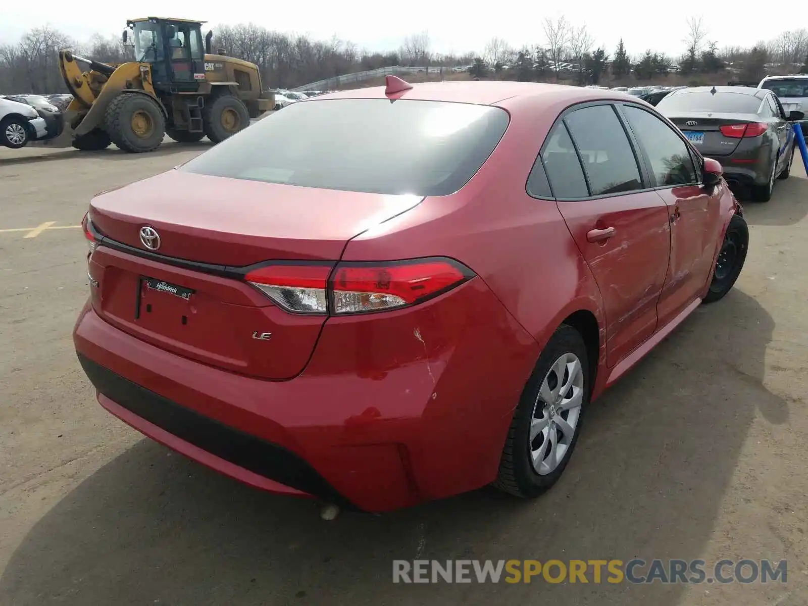 4 Photograph of a damaged car JTDEPRAE7LJ105813 TOYOTA COROLLA 2020