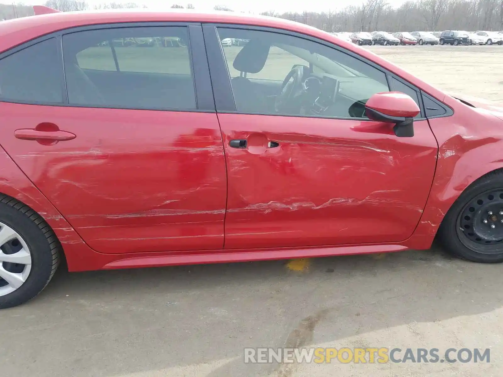 9 Photograph of a damaged car JTDEPRAE7LJ105813 TOYOTA COROLLA 2020