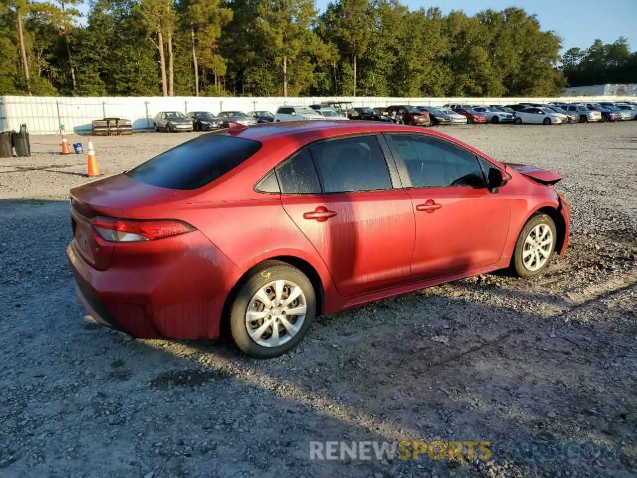 3 Photograph of a damaged car JTDEPRAE7LJ107206 TOYOTA COROLLA 2020