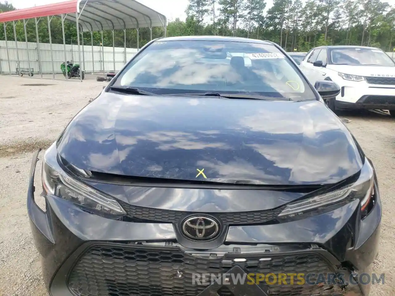 7 Photograph of a damaged car JTDEPRAE7LJ107318 TOYOTA COROLLA 2020