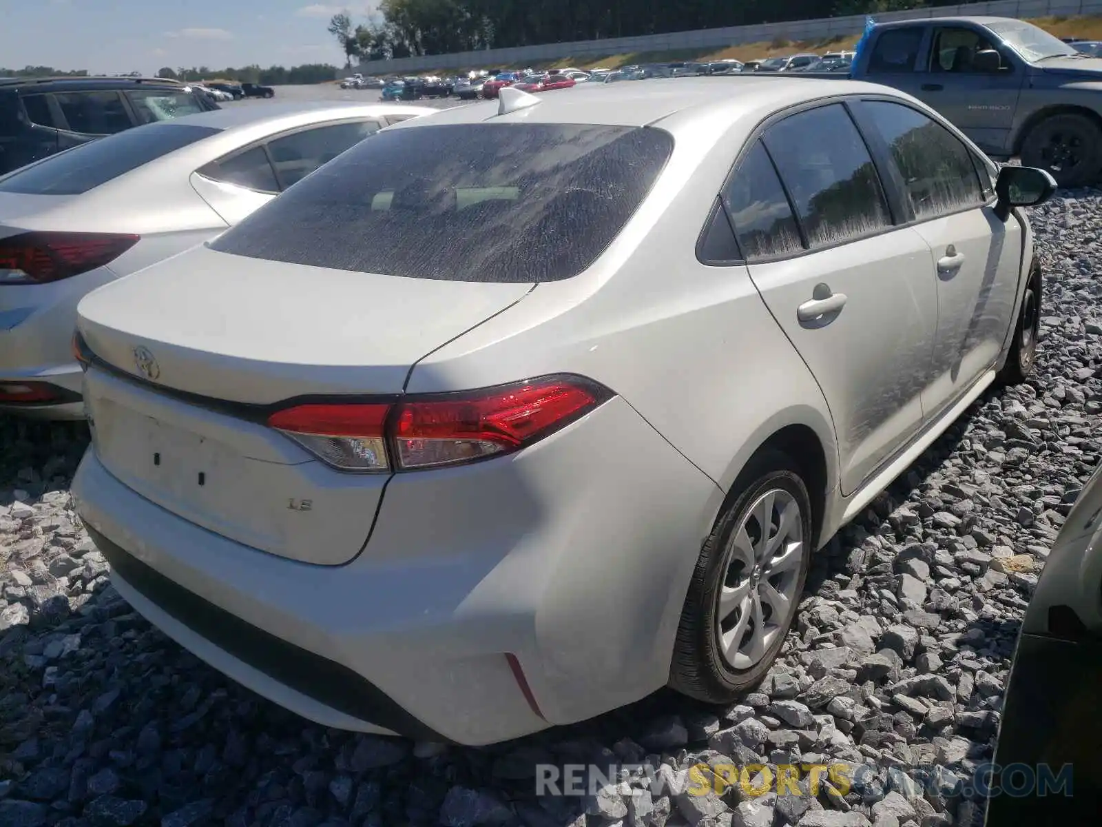 4 Photograph of a damaged car JTDEPRAE7LJ108243 TOYOTA COROLLA 2020