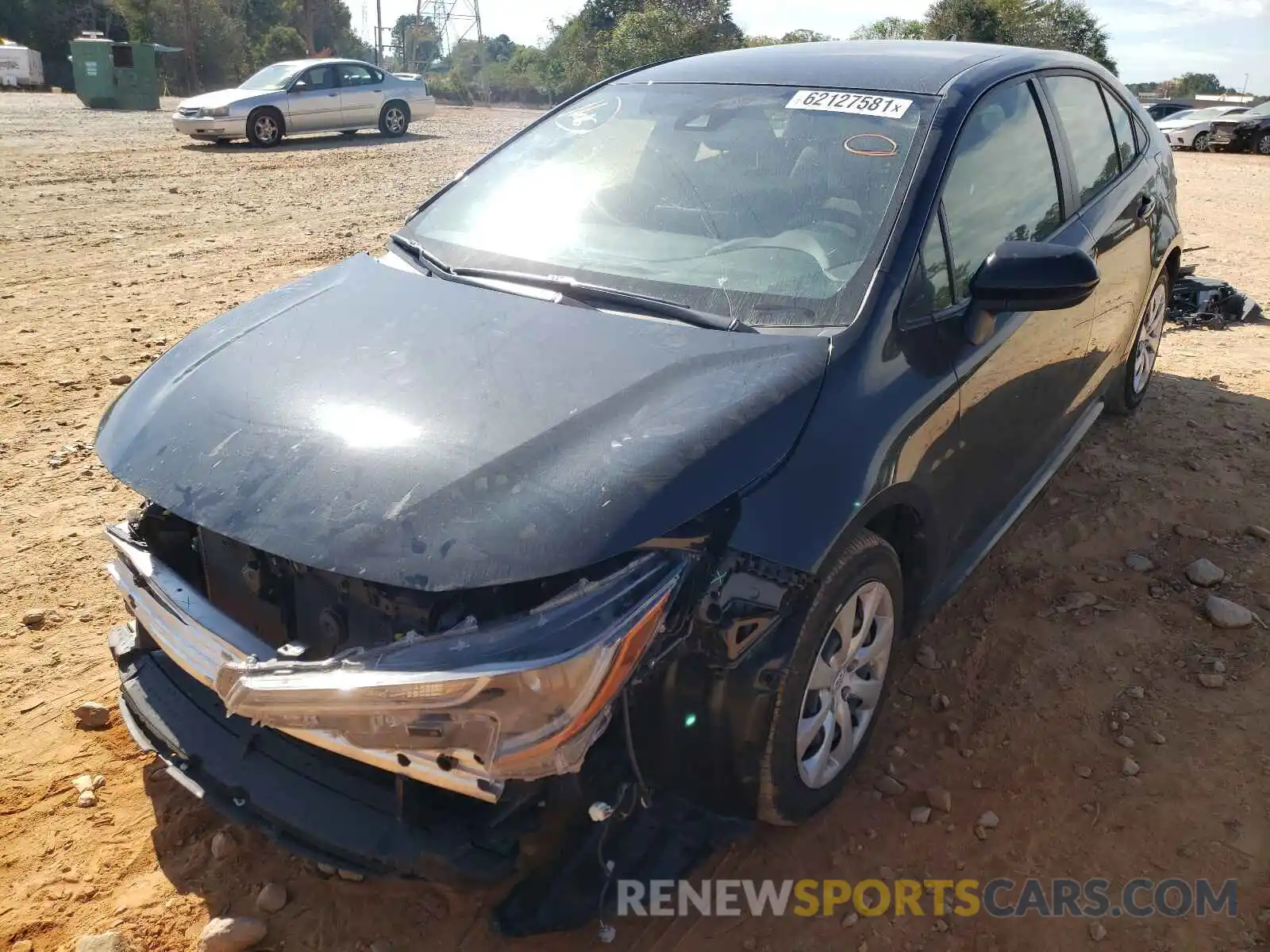 2 Photograph of a damaged car JTDEPRAE7LJ108601 TOYOTA COROLLA 2020