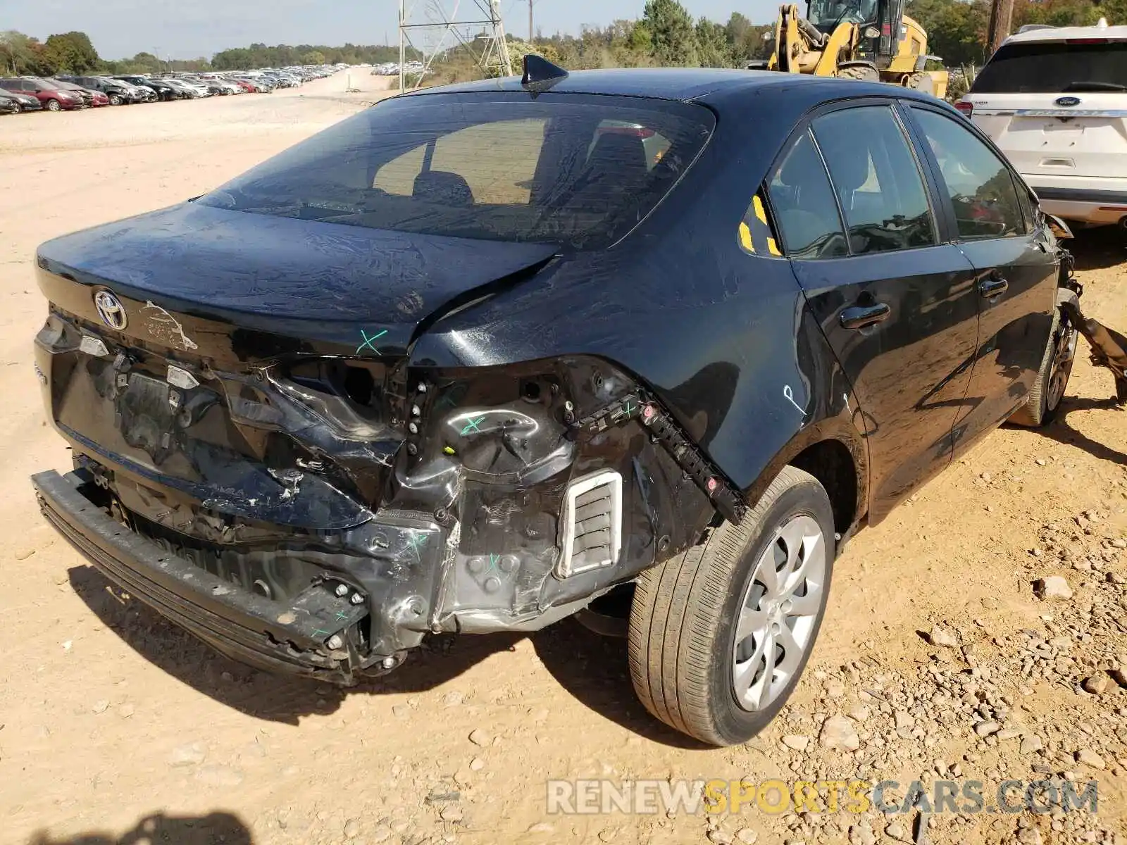 4 Photograph of a damaged car JTDEPRAE7LJ108601 TOYOTA COROLLA 2020