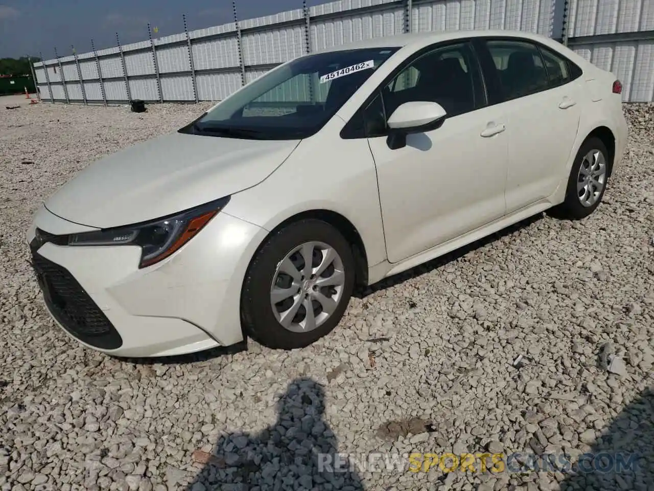 2 Photograph of a damaged car JTDEPRAE7LJ108680 TOYOTA COROLLA 2020