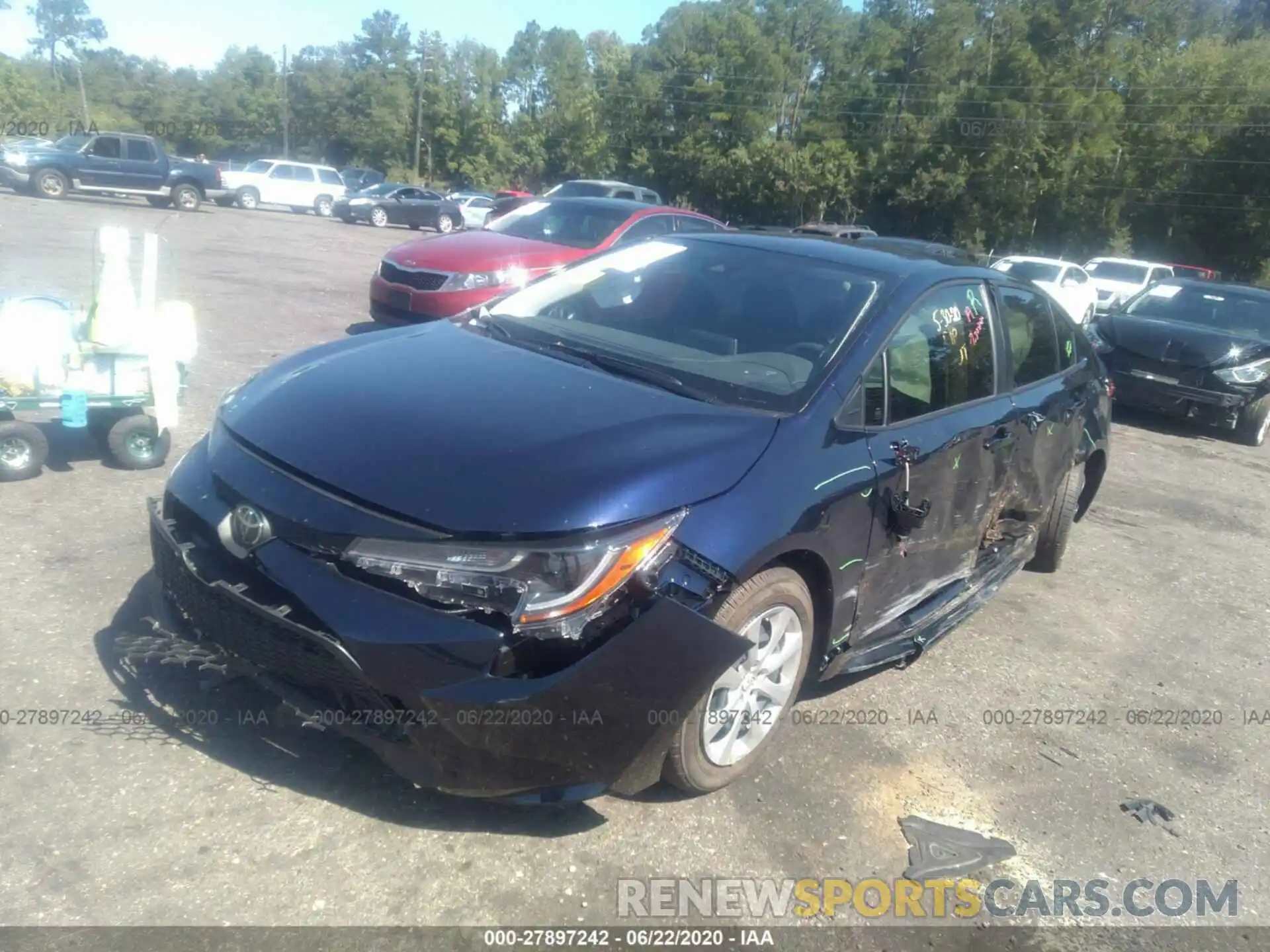 6 Photograph of a damaged car JTDEPRAE7LJ109358 TOYOTA COROLLA 2020