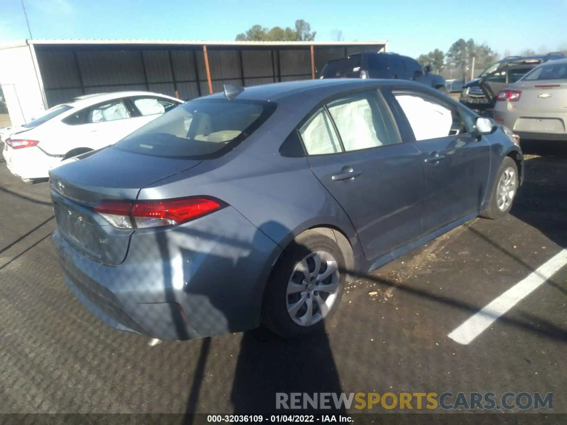 4 Photograph of a damaged car JTDEPRAE7LJ109893 TOYOTA COROLLA 2020