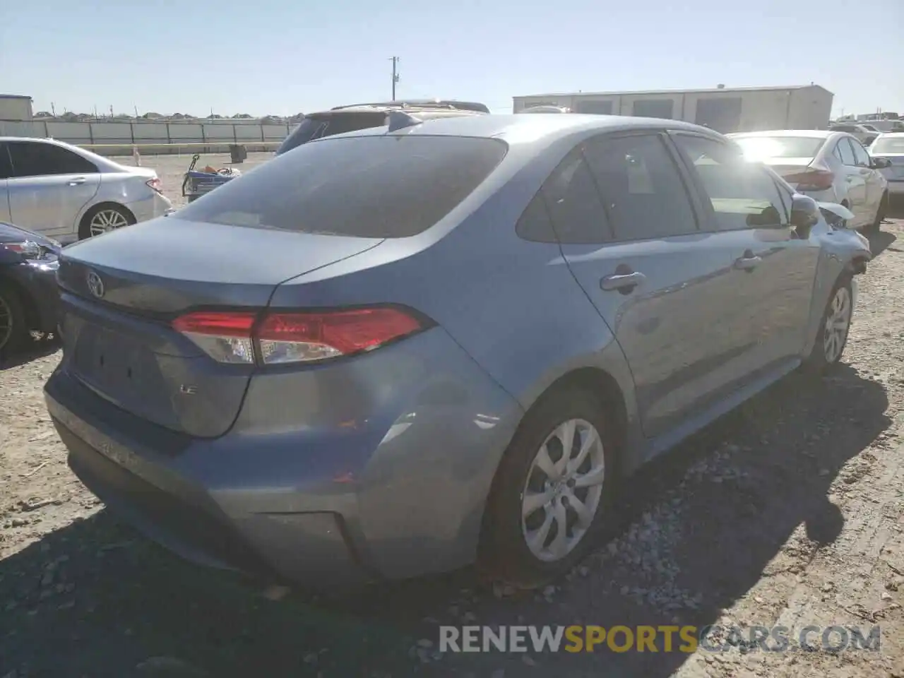 4 Photograph of a damaged car JTDEPRAE7LJ110896 TOYOTA COROLLA 2020