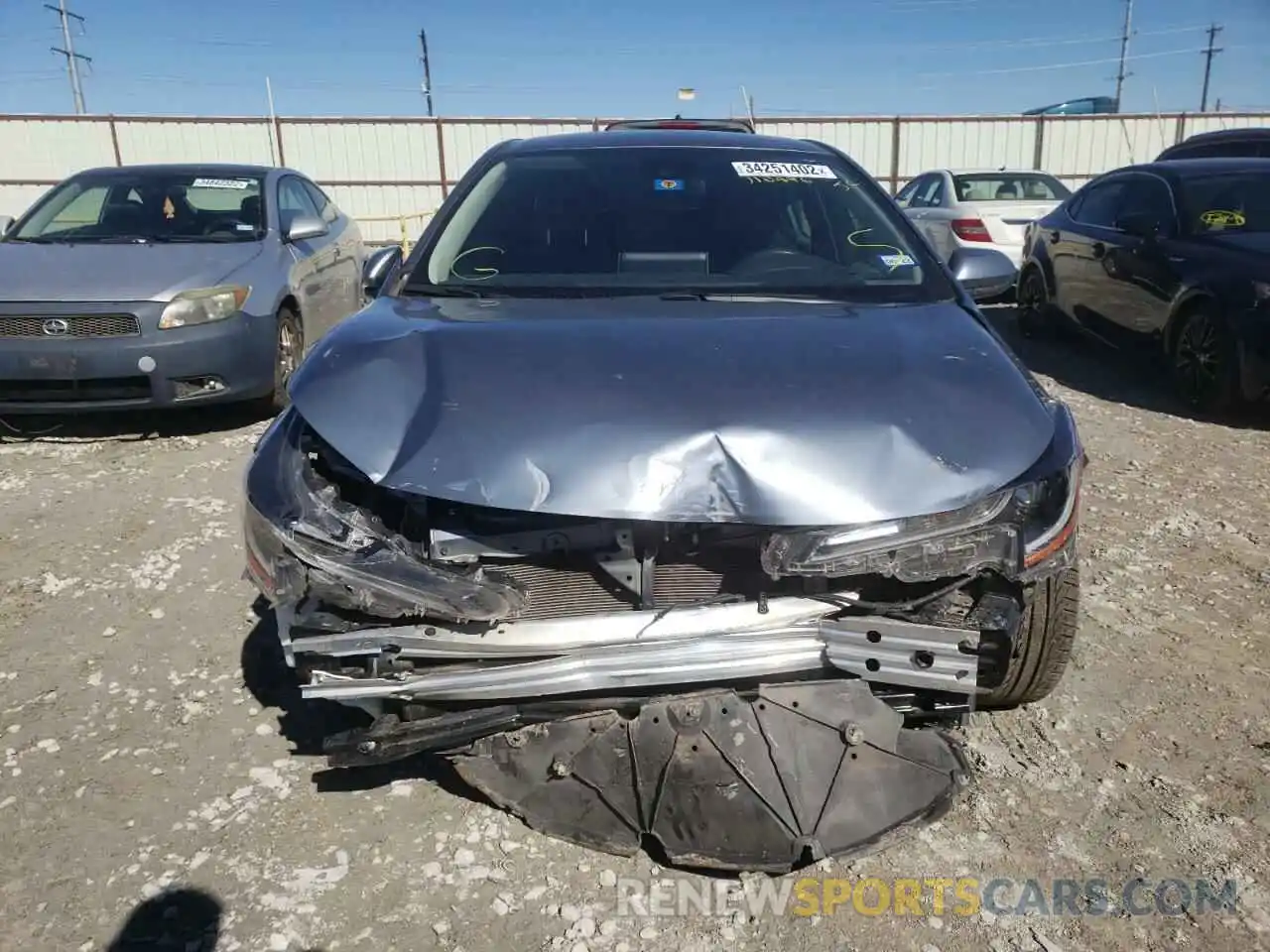 9 Photograph of a damaged car JTDEPRAE7LJ110896 TOYOTA COROLLA 2020